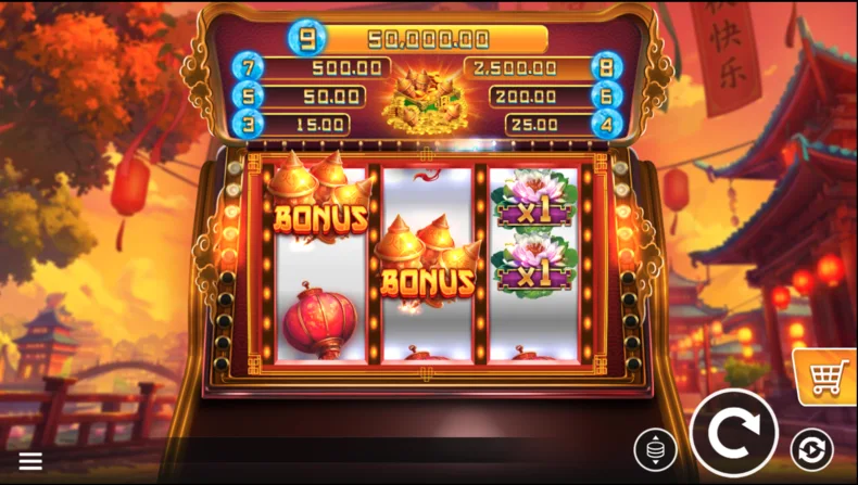 Base game showing CASHPOT, Bonus and Multiplier symbols that activate the slot’s main features.