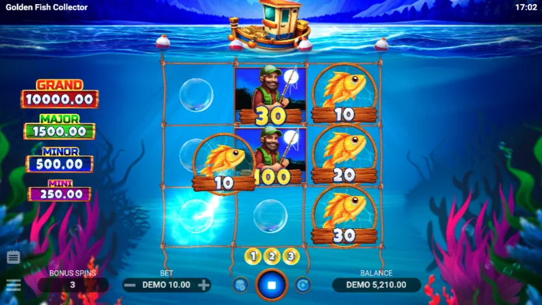 Collector feature in Golden Fish Collector