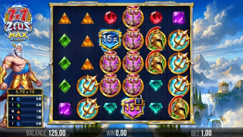 7 X 7 Zeus Max Locked multipliers