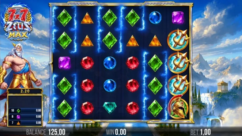 7 X 7 Zeus Max Normal Win