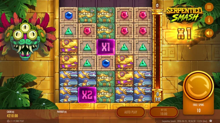 Serpentico Smash Bonus Game - Free Spins