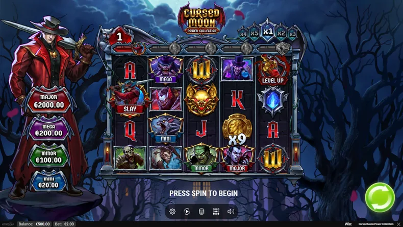 Cursed Moon Power Collection Gameplay