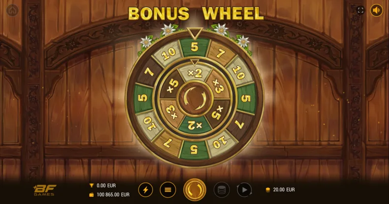 Oktobeer Gold Bonus wheel
