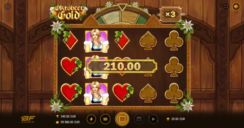 Oktobeer Gold Free spins Active multiplier