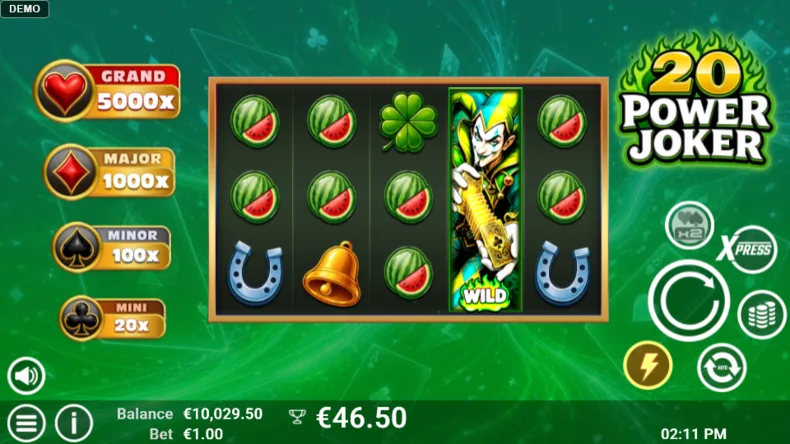 20 Power Joker Expanding Joker Wild