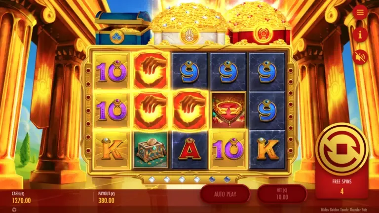 Midas Golden Touch Sticky Respins Wilds