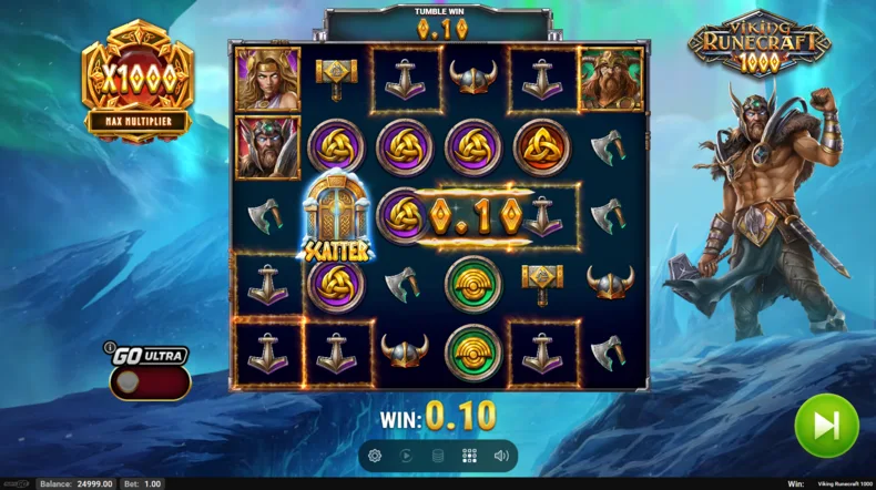 Viking Runecraft Scatter Pay Grid Cascading Wins