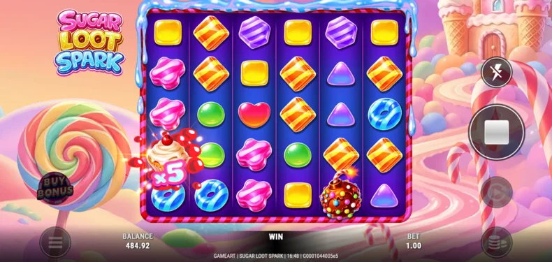 Sugar Loot Spark Candy Cash Prize
