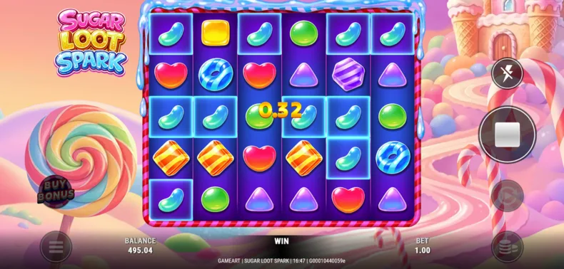 Sugar Loot Spark Cascading Win