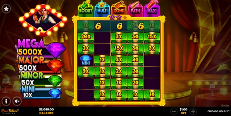 Chicago Gold 2 LockNWinX Expanded Grid