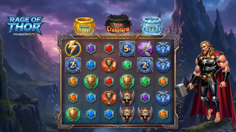 Rage of Thor Multiplier Symbols