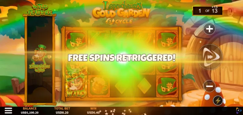 Leprechaun’s Gold Garden Free Spins