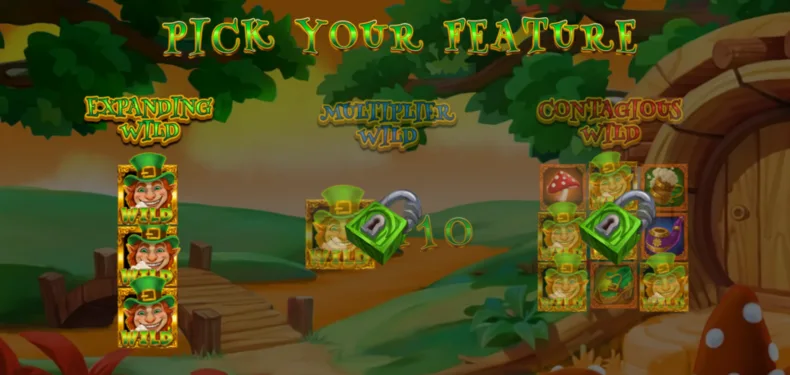 Leprechaun’s Gold Garden Wild Feature Selection