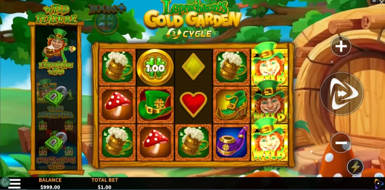 Leprechaun’s Gold Garden Base Gameplay