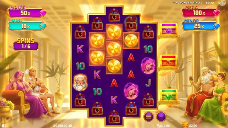 Zeus Power Partners Bonus Spins, Expanding Grid