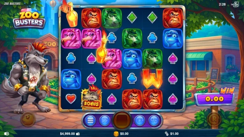 Zoo Busters Spreading Wild Feature