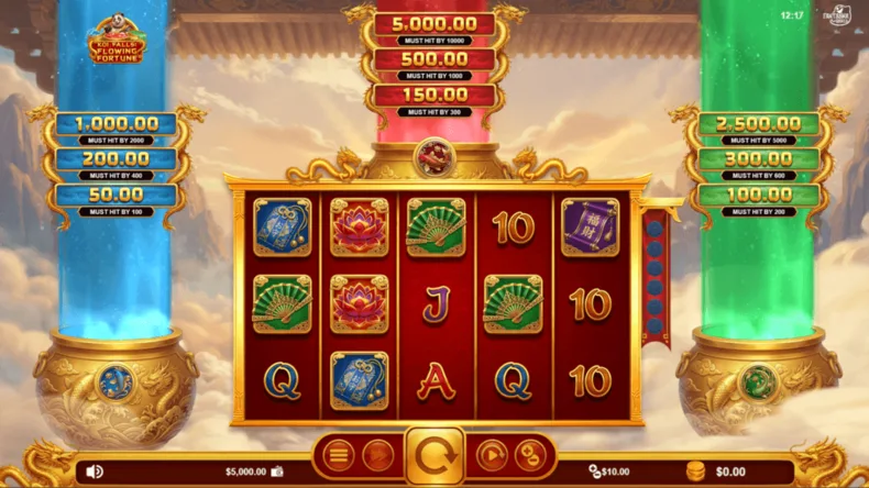 Koi Falls Flowing Fortune Base Gameplay