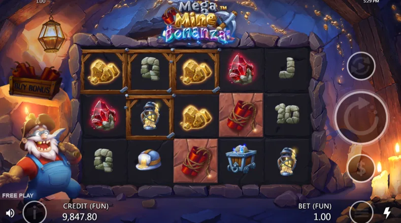 Mega Mine Bonanza Feature State