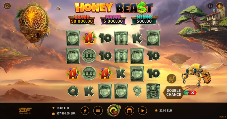 Honey Beast Coins and Reward Symbols