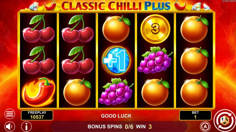 Classic Chilli Plus Bonus Game