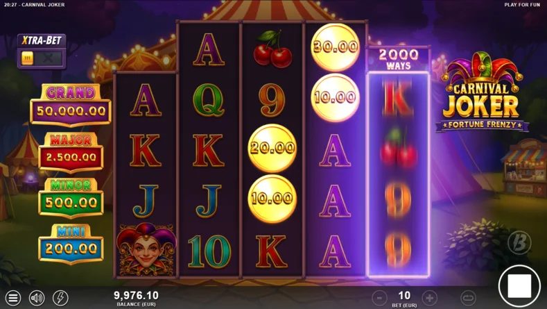 Carnival Joker Fortune Frenzy Setup