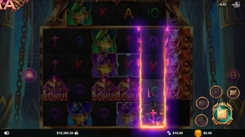 Cypher Of Ra Bonus Spins Trigger