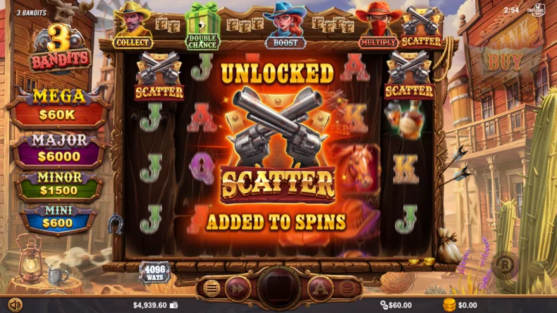 3 Bandits Scatter Unlocked
