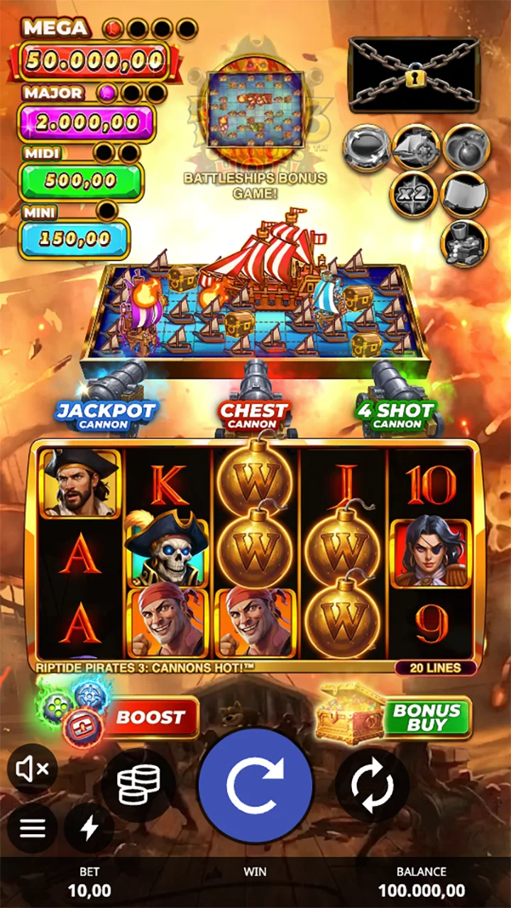 Riptide Pirates 3 Cannons Hot Base Gameplay